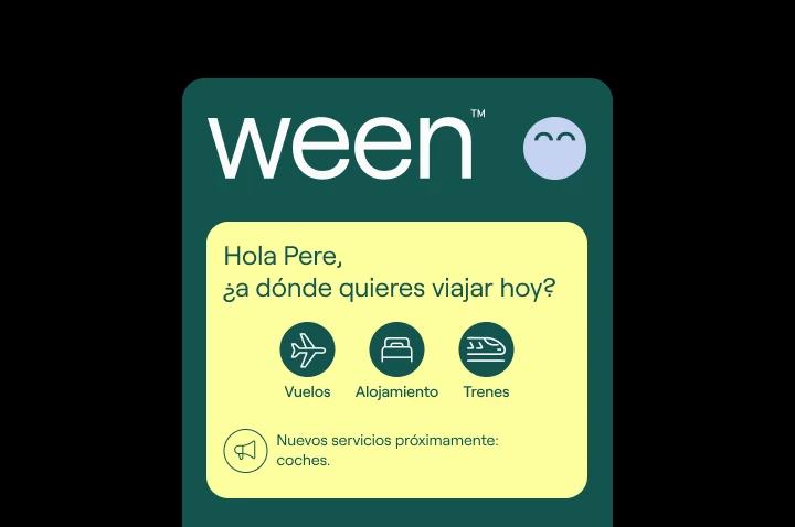 app de Ween para viajeros de negocios